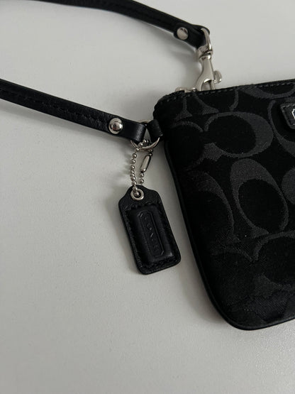 Coach Wristlet Signature Wallet Wrist Bag