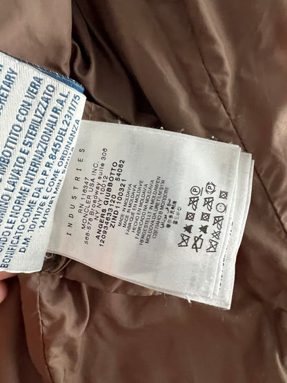 Moncler Angers Fur Dow Jacket with Belt