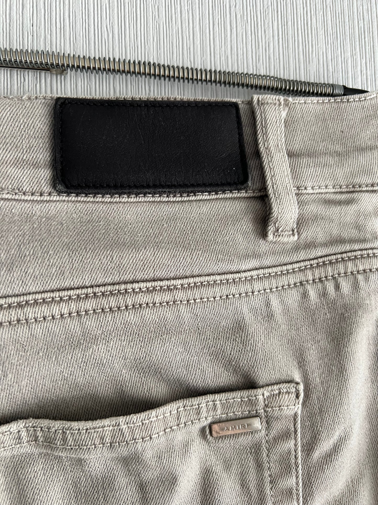 Amiri Mx-1 Grey Skinny Jeans