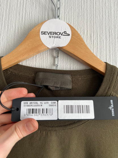 Stone Island SS20 Ghost Piece Khaki Sweatshirt