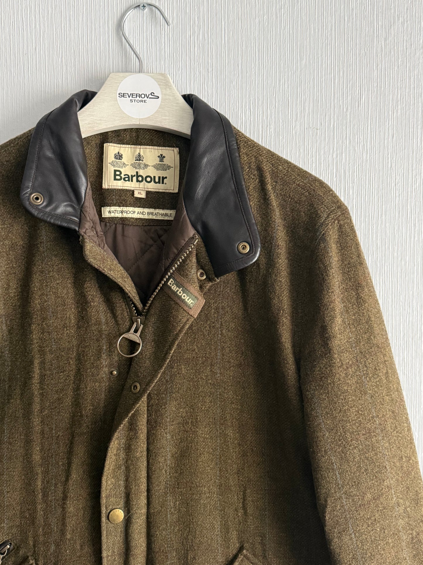 Barbour Wimbrel Olive Wool Tweed Jacket