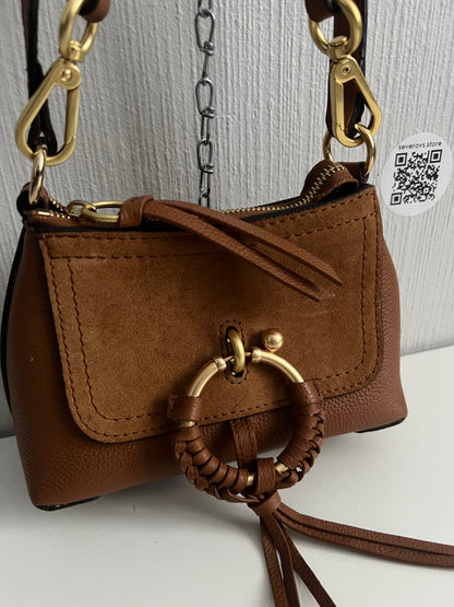 See By Chloé Mini Joan Cross Body Bag in Caramello