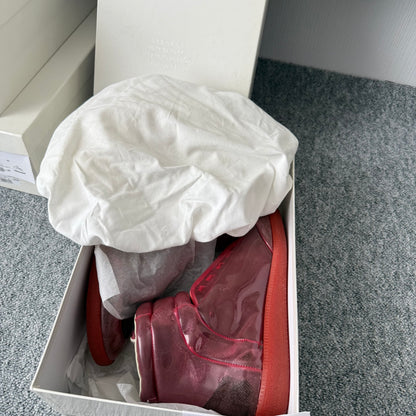Maison Margiela Future High Top Red PVC Sneakers
