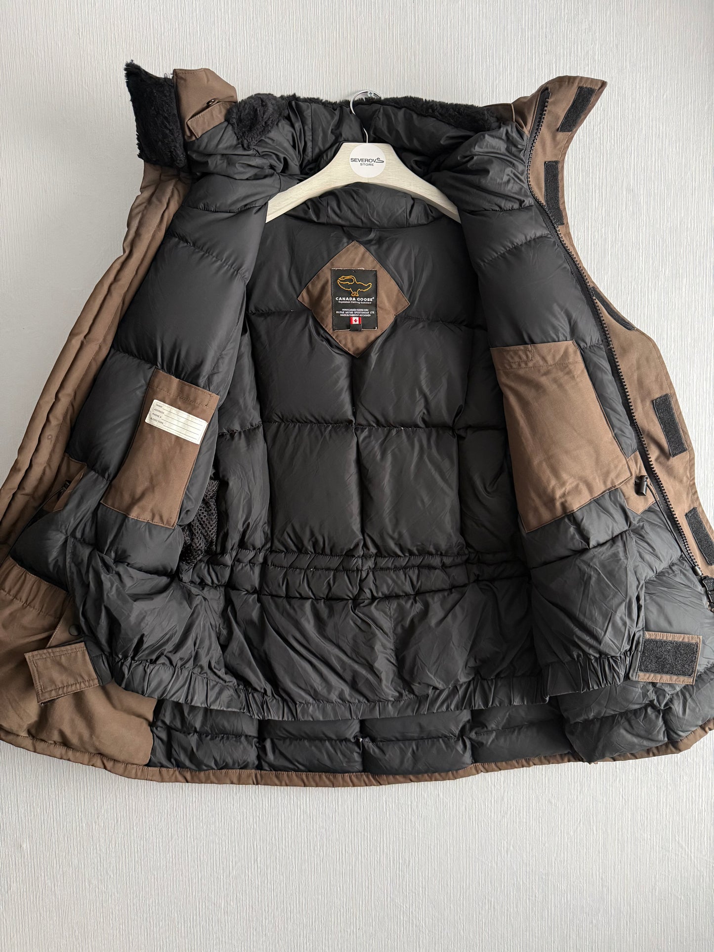 Canada Goose Vintage Heli Arctic Brown Parka