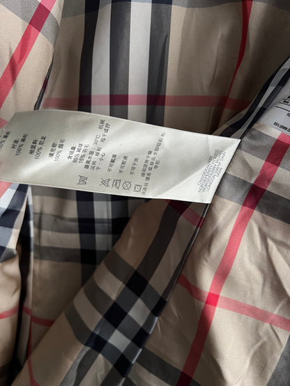 Burberry Down Puffer Long Coat Black Jacket