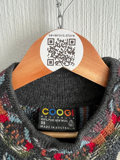 Coogi Vintage Crazy Knit Made in Australia Sweater