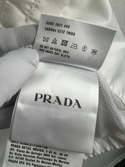 Adidas X Prada RE-Nylon Hooded Track Jacket White