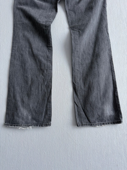 True Religion Vintage Grey Straight Jeans
