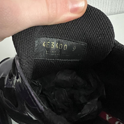 Prada America's Cup Violet Black Men's Sneakers