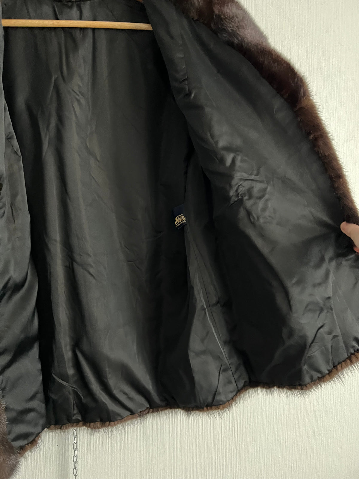 Saga Furs Mink Coat Auto Lady Short Jacket