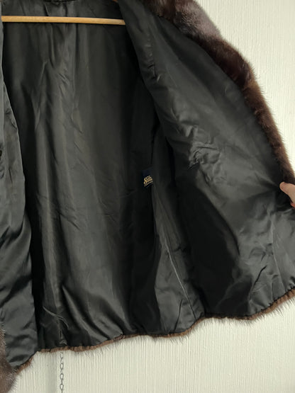 Saga Furs Mink Coat Auto Lady Short Jacket