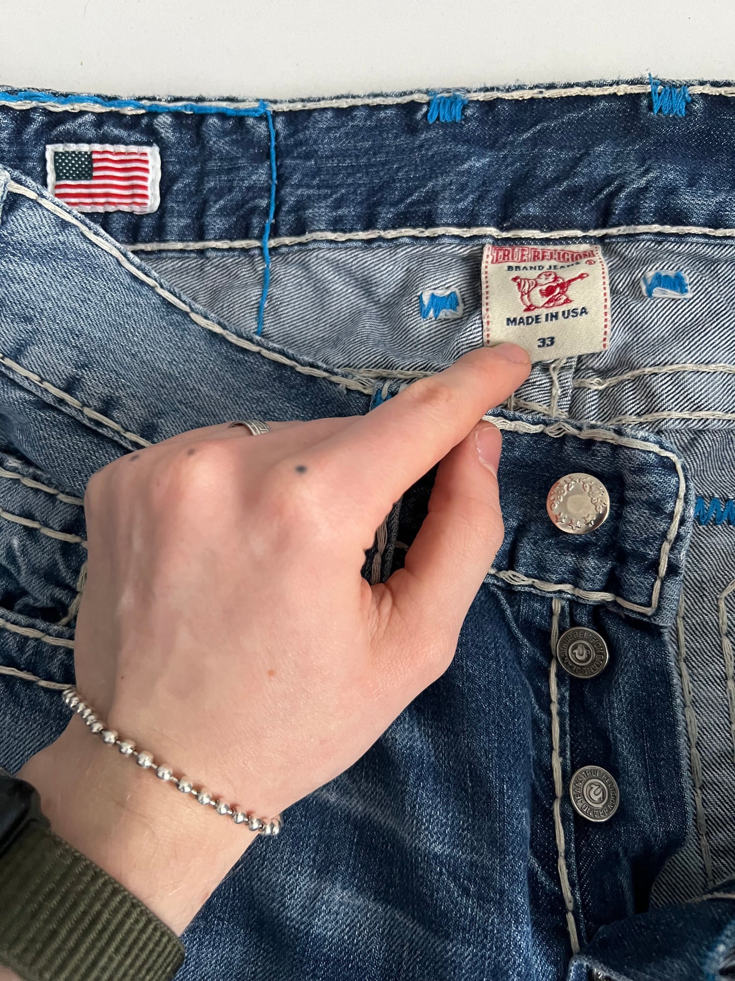True Religion Vintage Logan Super T Mens Denim Pants