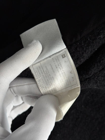 Chanel FW07 Black Wool Double Breasted Coat