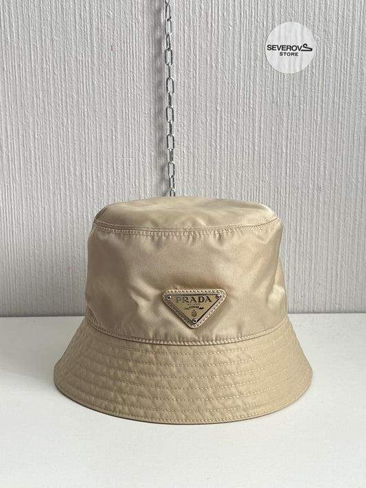 Prada Beige Nylon Bucket Hat