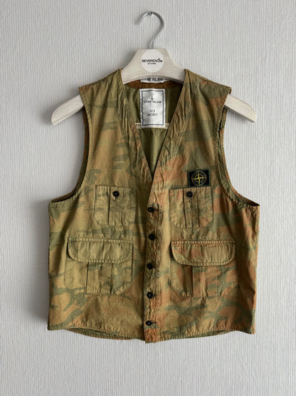 Stone Island 1990 Ice Jacket Camo Vest