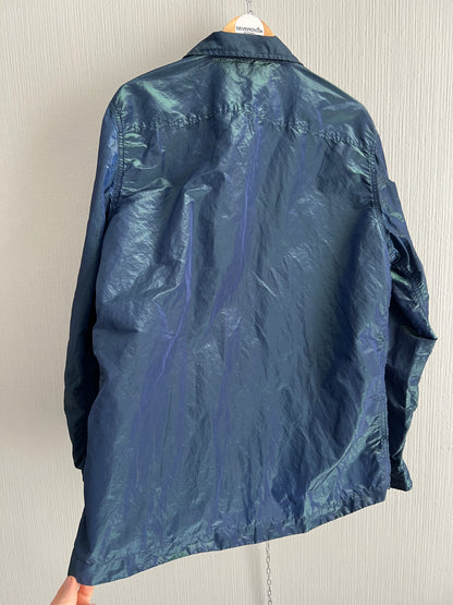 Stone Island SS17 Blue Green Weft Overshirt