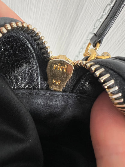 Miu Miu Black Matelasse Leather Crossbody Bag