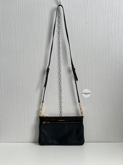 Miu Miu Black Leather Crossbody Bag