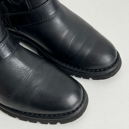 Chanel Quilted Leather & Knit Boots