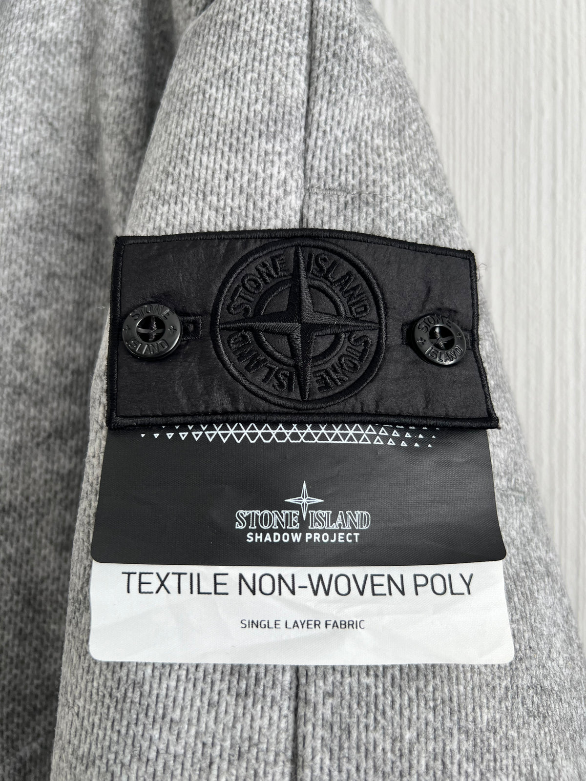 Stone Island Shadow Project Textile Non-Woven Poly Down Grey Jacket