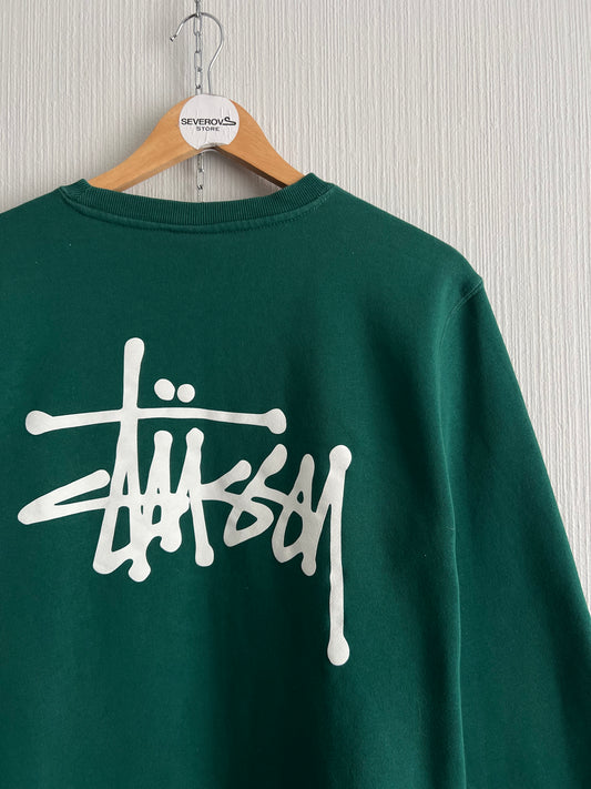 Stussy Green Cotton Crewneck