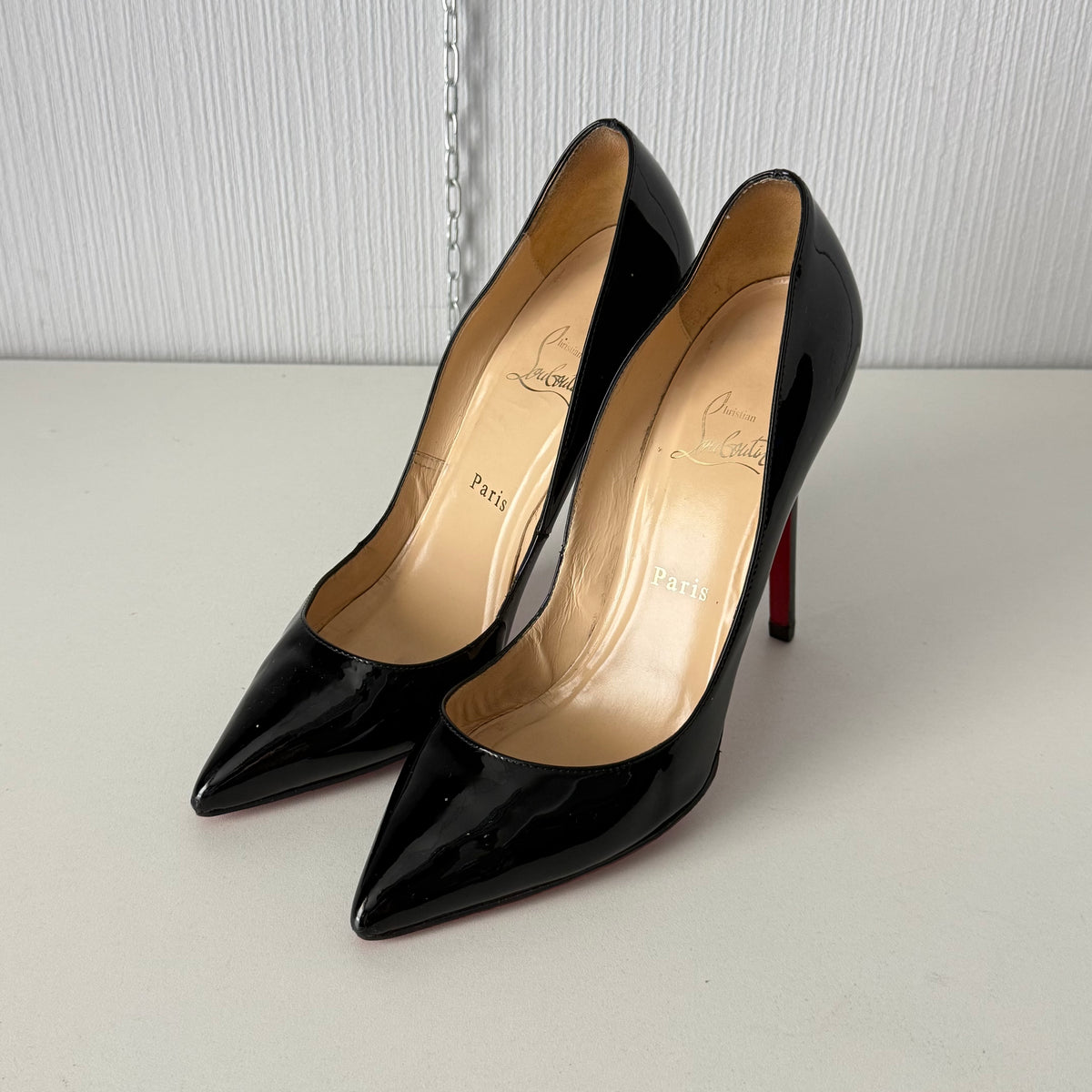 Christian Louboutin So Kate Patent Leather Pumps in black