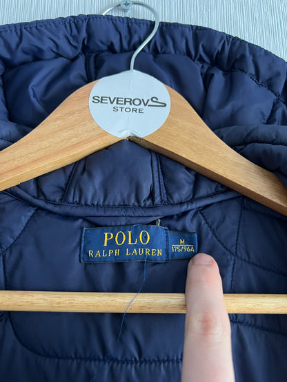 Polo Ralph Lauren Blue Quilted Hooded Vest