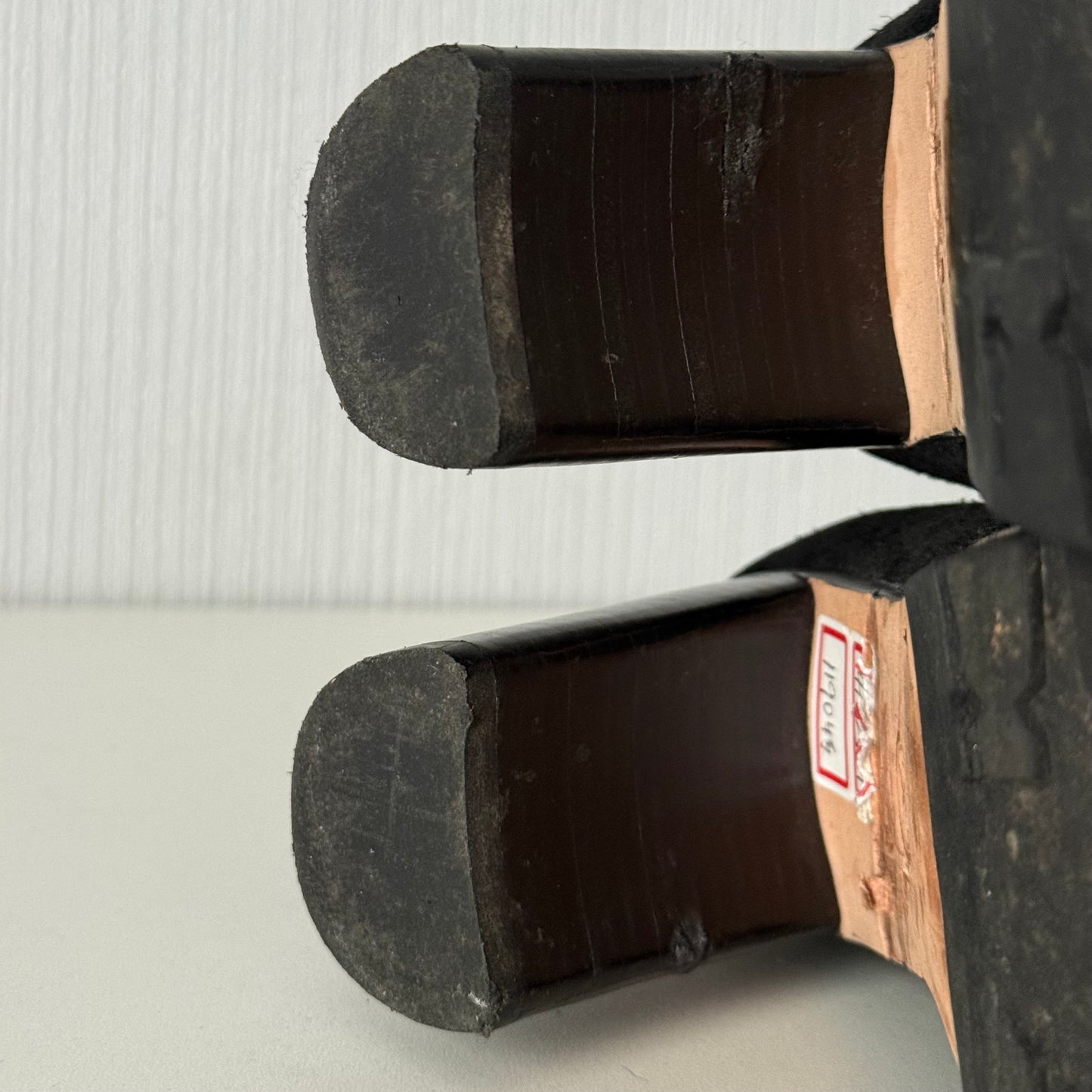 Chanel CC Logo Black Suede Leather High Boots