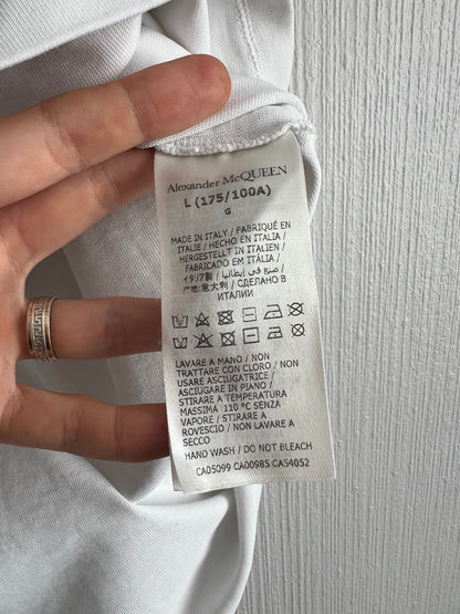 Alexander McQueen Skeleton Print Logo T-shirt