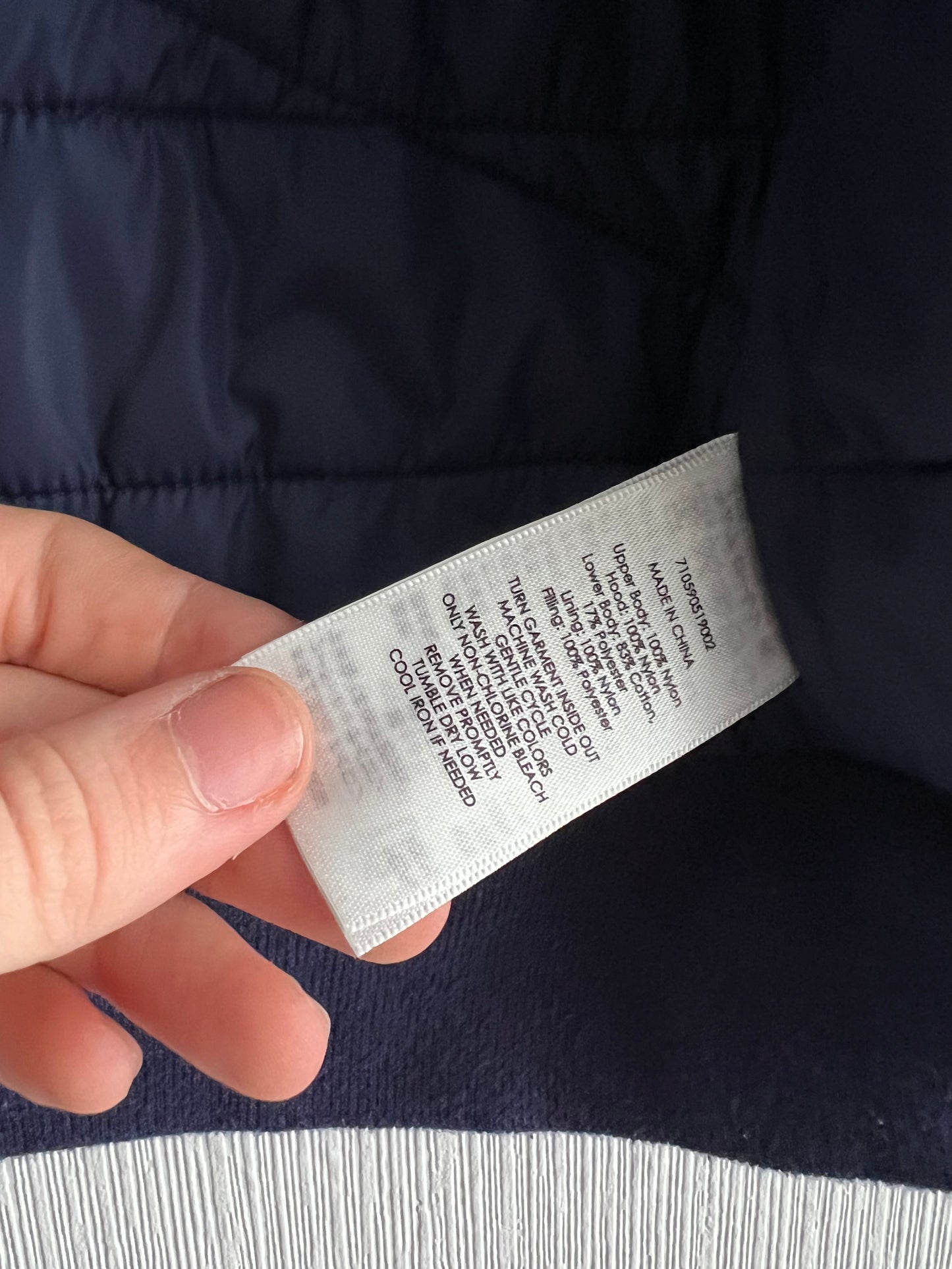 Polo Ralph Lauren Blue Quilted Hooded Vest