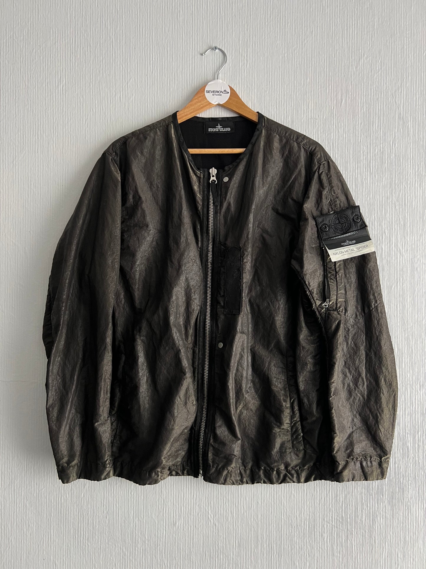 Stone Island Shadow Project SS18 Nylon Metal Spider Watro Bomber Jacket