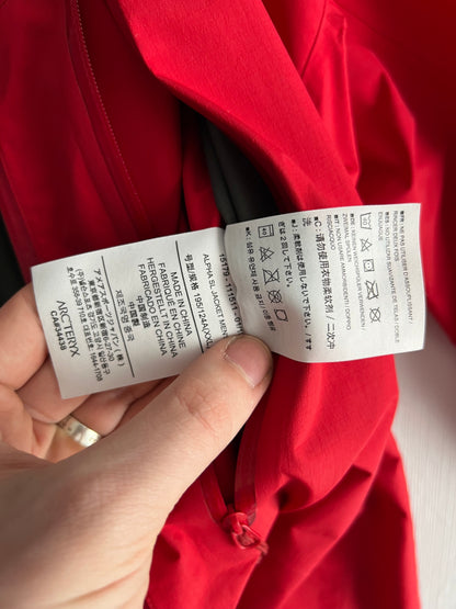 Arcteryx Alpha SL Red Mens Goretex Jacket