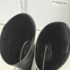 Prada Leather Moto Boots
