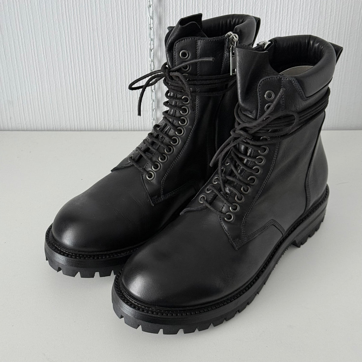 Rick Owens Black Army Boots