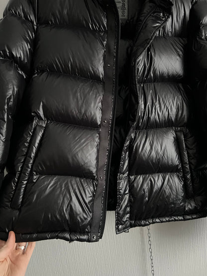 Prada Milano Black Nylon Down Puffer Jacket