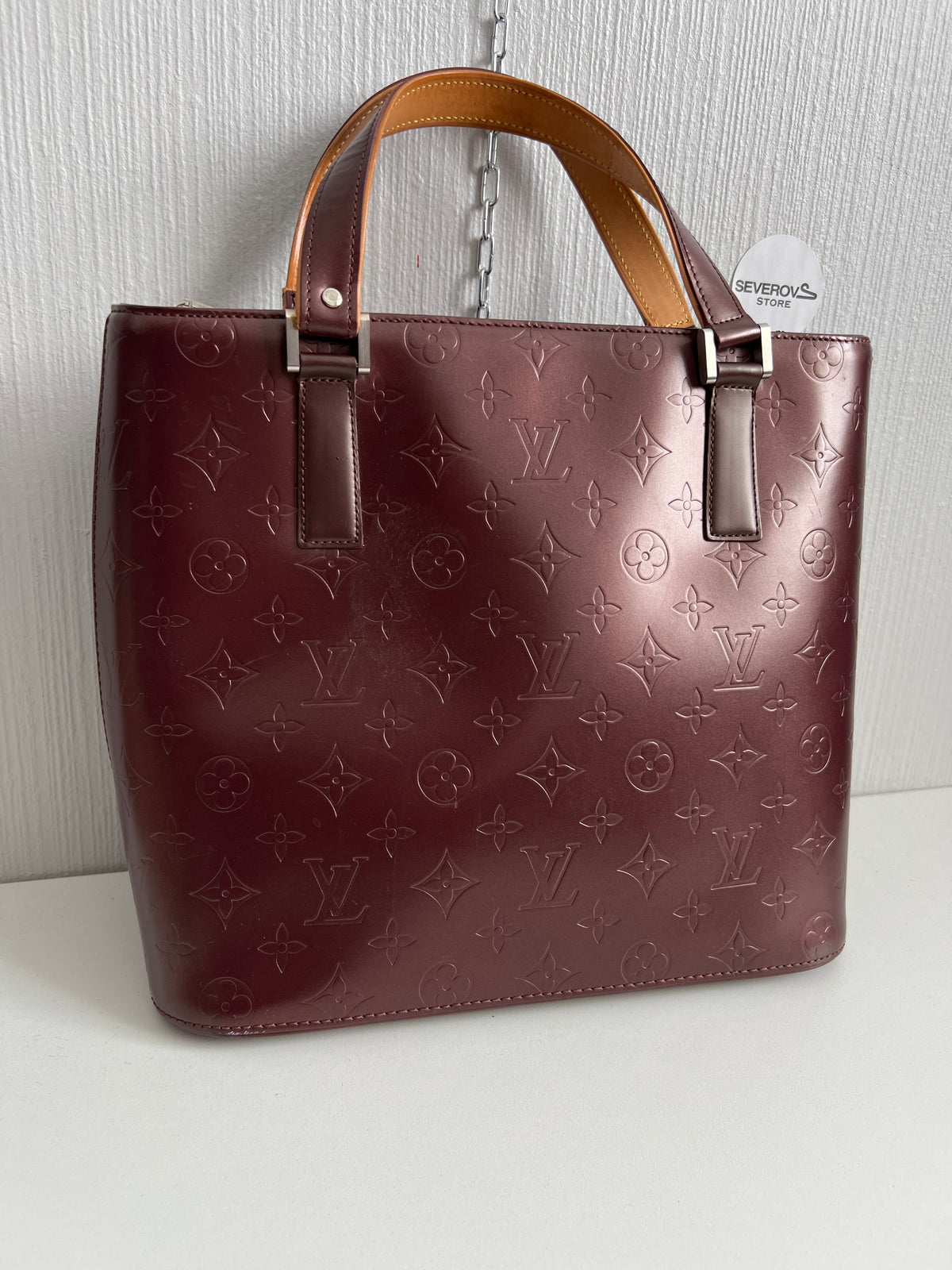 Louis Vuitton Purple Monogram Mat Stockton Bag