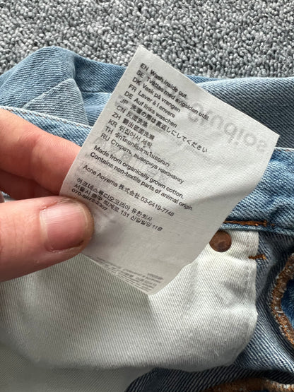 Acne Studios 2021F Light Blue Vintage Mens Denim Pants