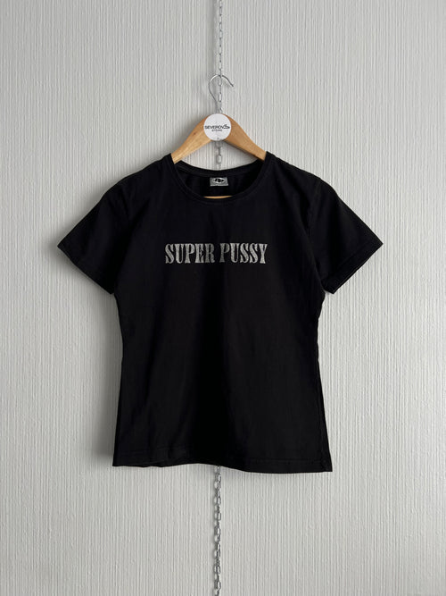 90s Vintage “Super Pussy” Women’s Black T-shirt
