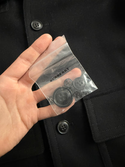 Burberry Black Wool Muswell Jacket