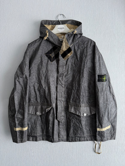 Stone Island SS02 Laminated Webbing “Paper” Jacket
