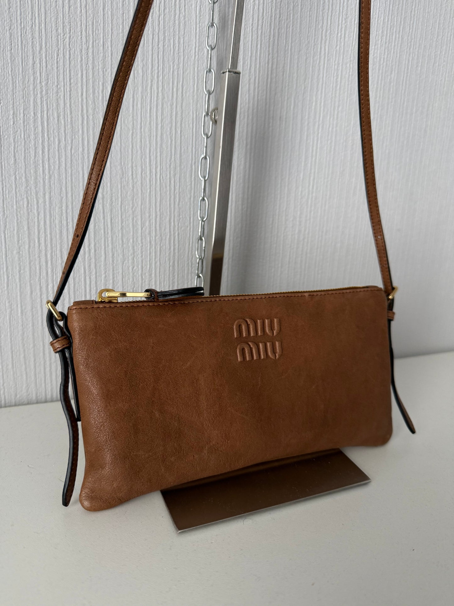 Miu Miu Leather Mini Shoulder Bag