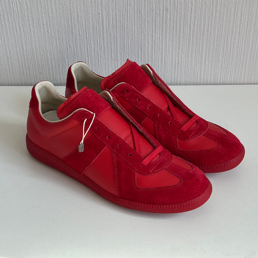Maison Martin Margiela Replica Gats Mens Red Trainers Shoes