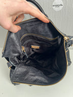 Miu Miu Bow Black Leather Bag