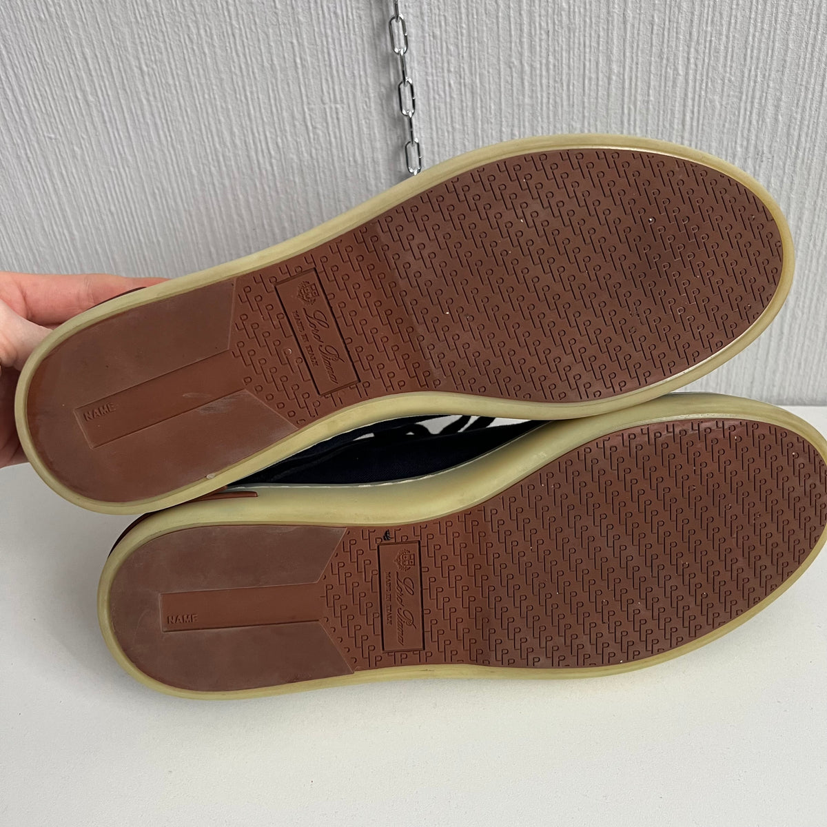 Loro Piana Traveller Walk Leather Sneakers Mens Shoes