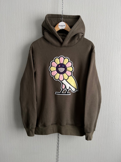 Octobers Very Own × Takashi Murakami Hoodie in Khaki