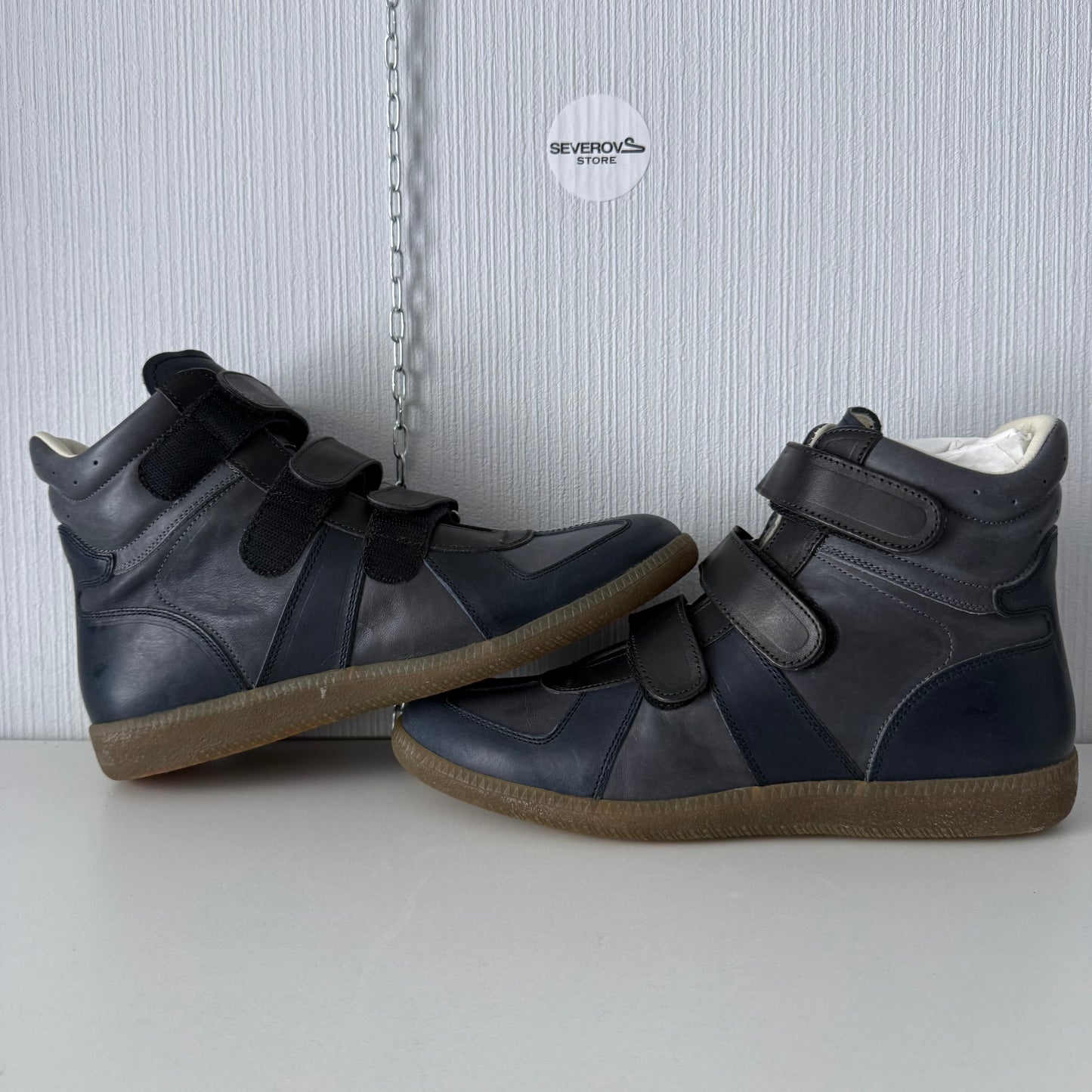 Maison Margiela Replica GAT Triple Velcro Hight Top Sneakers