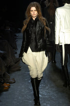 Ann Demeulemeester F/W 2004 Runway Sample Ponyhair Coat