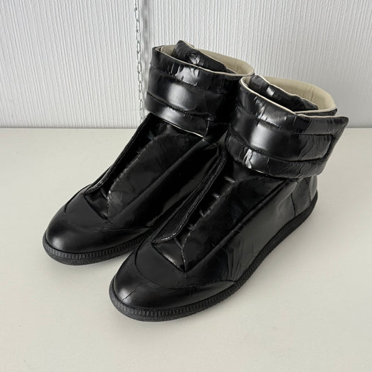 Maison Margiela Future High Top Cracked Sneakers