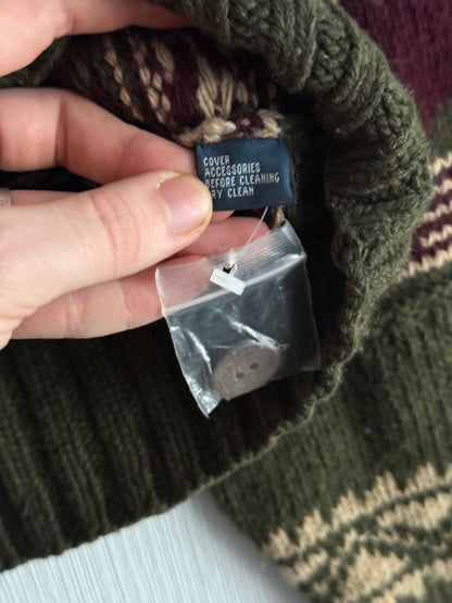 Polo Ralph Lauren Vintage Knitwear Wool Hand Knit Turtlneck