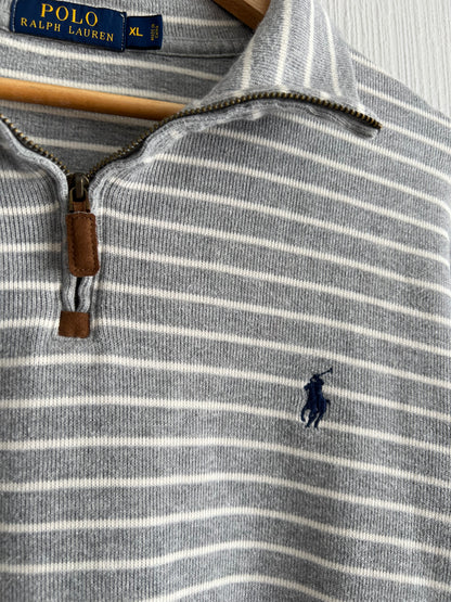 Polo Ralph Lauren Quarter zip Striped Sweatshirt